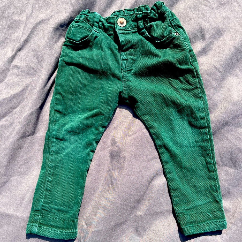 Zara green jeans